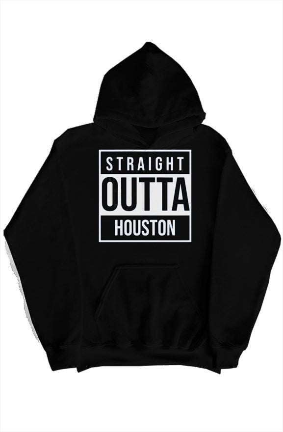 Straight Outta Houston Pullover Hoody BLK