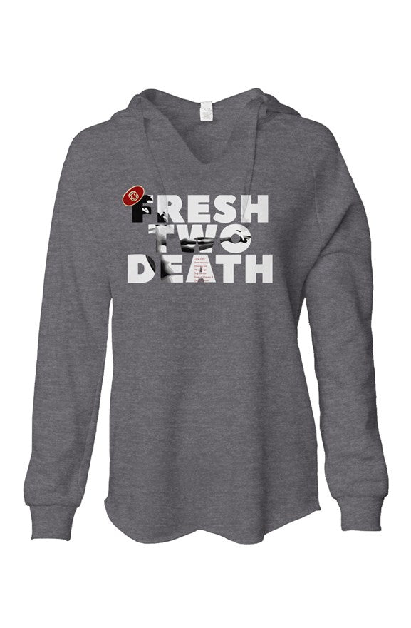 Women's FreshTwoDeath Lightweight Wash Hooded Sweatshirt DG