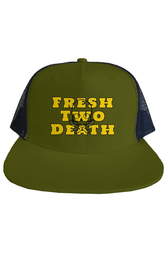 Iconic Fresh Two Death mesh hat Olive