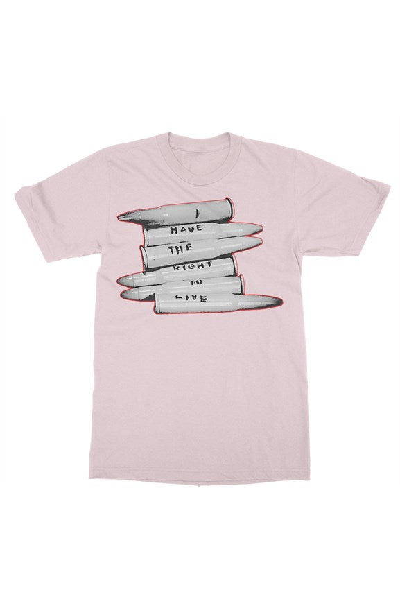 The right to live unisex t shirt