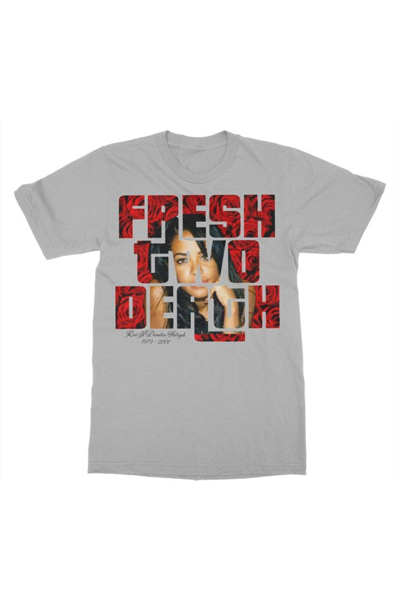 The Rest N Paradise Aaliyah unisex T- Shirt Icy Grey 