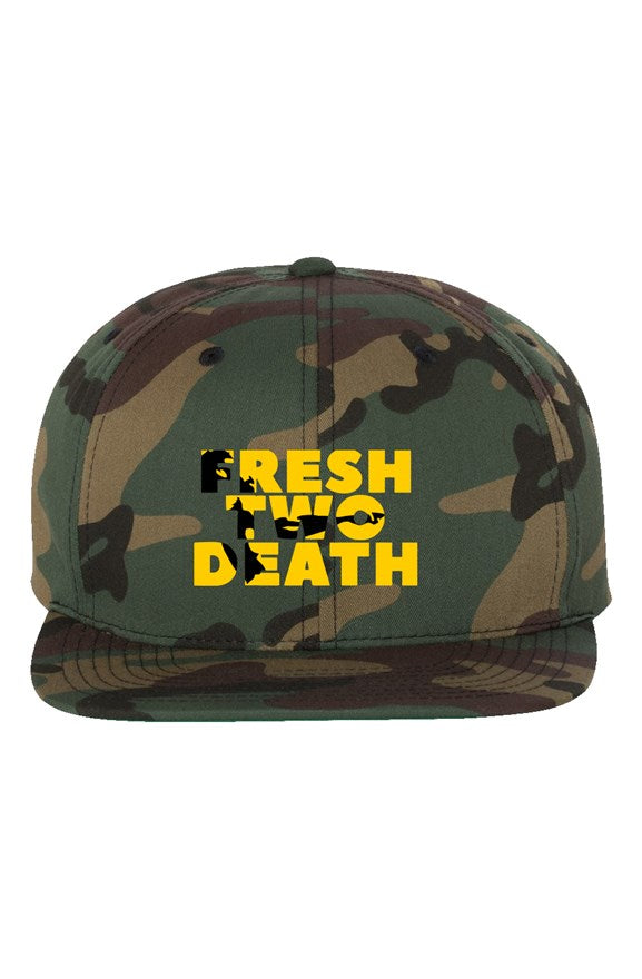 FreshTwoDeath Green Camo Premium Snapback