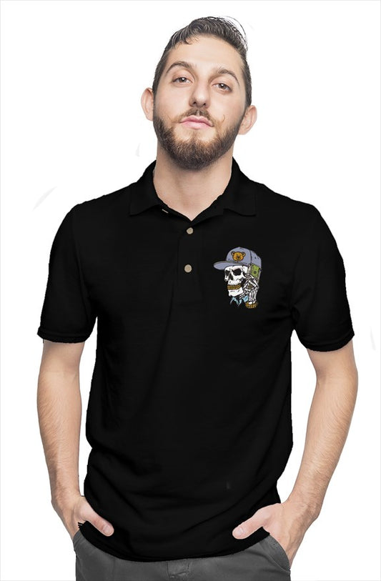 Till I Die Unisex Cotton Polo B