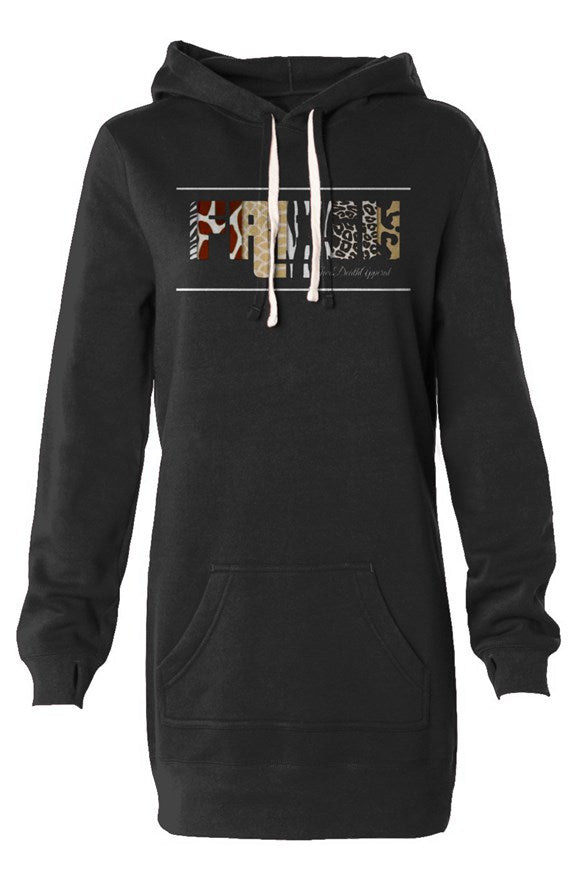 F2D In the Jungle Edition Hooded Sweatshirt Dress