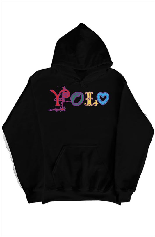 “YOLO” pullover hoody